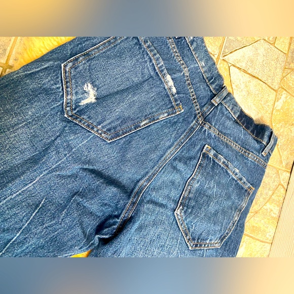 Garage Vintage Straight Ripped Jeans 0 - Picture 4 of 6